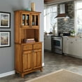 thumbnail image 2 of Homestyles Buffet of Buffets Wood Buffet with Hutch in Brown, 2 of 15