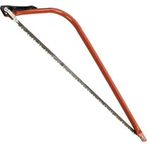 WEDGE 30" (76.2 cm) Metal Bow Saw | Replaceable Blade | Lightweight Hollow Steel Handle | Vibrant Red Handle | Essential for Woodwork & Outdoor Adventures