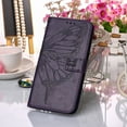 thumbnail image 3 of Allytech iPod Touch Case for iPod Touch 7th 6th 5th Generation, PU Leather Butterfly Embossed Folio Flip Stand Shockproof Wallet Case Cover for Apple iPod Touch 7 2019, iPod Touch 6/5, Purple, 3 of 3