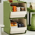 thumbnail image 4 of Stackable Snacks Storage Box Slanted Front Designs Wall Mountable PP Materials, 4 of 12