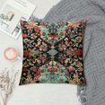 thumbnail image 2 of Nawypu Antique Heriz Persian Carpet Print Decorative Throw Pillow Cover Square Pillowcase Soft Velvet Pillow Case Home Decor for Living Room Couch Sofa Car Cushion Cover, 2 of 5