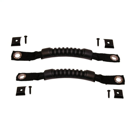 Rugged Ridge 11825.01 Door Pull Straps; 76-95 Jeep CJ/Wrangler YJ