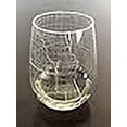 thumbnail image 3 of Stemless 17oz Wine Glass Urban City Map Chicago Illinois, 3 of 3