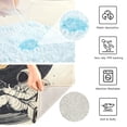 thumbnail image 3 of Yayeee Bath Rug for Bathroom Floor Non Slip Rectangle Fluffy Soft Absorbent Mat, 16"x24", Space Record, 3 of 7