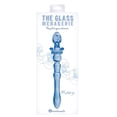 thumbnail image 3 of Adult Sex toy Bundle of The Silver Starter, Rose, Floral Stainless Steel Butt Plug, Pink And Icon Brands Glass Menagerie Puppy Dildo - Blue, 3 of 5