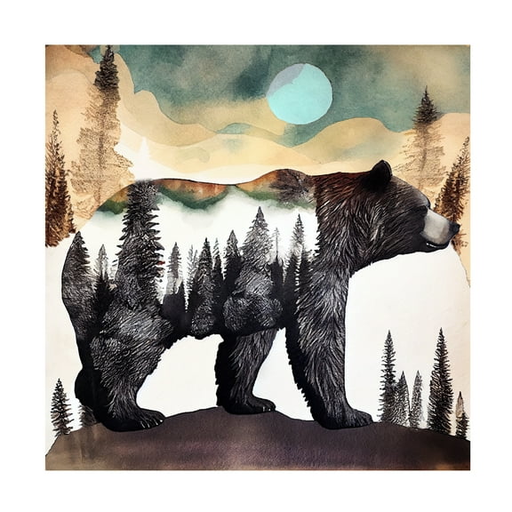 Canvas Wall Art - Sasha 'Earthen Wonderland I' Wall Art for Living Room, Bedroom, or Office Décor by Trademark Fine Art - 14 x 14 Inches