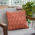 thumbnail image 6 of Plutus 20" x 30" Tucked Solid Color Luxury Throw Pillow in Red, 6 of 8