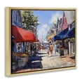 thumbnail image 2 of Stupell Industries Traditional American Coastal Town Stroll Gold Floating Frame Canvas Art, 31 x 25, by Franklyn Gregory, 2 of 8