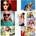 thumbnail image 2 of ORUYROP Lot de 10 Lunettes de Soleil en Forme de Cœur pour Femmes Enfants pour Fête Festival (Rouge), 2 of 7