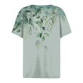 thumbnail image 5 of Womens Tops Women's Long Printed Spring/Summer Round Neck T Shirt Shirts for Women, 5 of 5