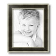 thumbnail image 2 of ArtToFrames 9x11" Black Panel With Silver Lip Picture Frame, Multi Wood Poster Frame, with Regular Glass and 2 (FBPL-5093), 2 of 7