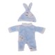 thumbnail image 2 of 2 Juegos De Ropa De Muñeca De Bebé Doble Trajes De Felpa Con 2 Sombreros De Conejos Accesorios De Muñecas Sunnimix Ropa de mono de muñeca, 2 of 8