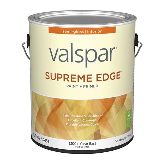 Valspar 1 gal Supreme Acrylic Latex All Purpose Paint, Clear - Pack of 4