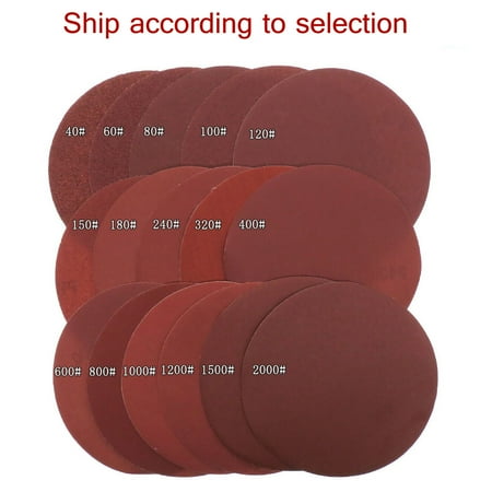 

10-100PCS 6 inch Hook Loop Sanding Discs 40-2000 Grit Orbital Sander Paper Pads