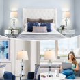 thumbnail image 5 of Coastal Table Lamps for Bedrooms with 2 USB ports 3-Way Dimmable Touch Bedside Lamps, 5 of 6