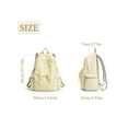 thumbnail image 3 of Deago School Backpack for Teens Women Large Nylon Bookbag Casual Lightweight High School College 14 inch Laptop Bags Travel Daypacks (White), 3 of 8