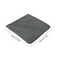 thumbnail image 3 of Yaayu Thickened Corduroy Chair Cushion, 17.7x17.7in Non-Slip, High Resilience Cotton Fill, All-Season Seat Pad for Dining Kitchen, Dark Gray, 3 of 6