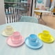 thumbnail image 4 of 12 Pieces Plastic Kitchenware Set Dinnerware Unbreakable Bowls Plates Cups Set, 4 of 5