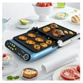 thumbnail image 2 of 3 in 1 Panini Press Electric Indoor Grill & Sandwich Maker,1200W Open Flat Griddle w/ 2 Removable Non-Stick Dishwasher-Safe Plates,LED Display,7 Modes,Independent Temp Control & Drip Tray, 2 of 9