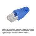 thumbnail image 4 of RJ45 Cat6 Shielded Connectors RJ45 Ends Shield Modular 8P8C Connector with Boots Cover 50pcs, 4 of 7
