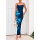 thumbnail image 4 of Vestido Maxi Bodycon Floral PRETTYGARDEN para Mujer con Tirantes Finos M, 4 of 8