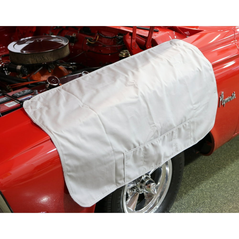 Deluxe 100 Cotton Fender Cover with Pockets and 24" X 39" FCVRD1 California Car Cover