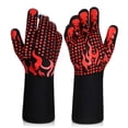 thumbnail image 1 of Guantes para asar resistentes al calor, guantes para barbacoa 1472 ℉ Guantes para hornear con calor Guantes para asar Instalación sin esfuerzo Jadeshay A, 1 of 8