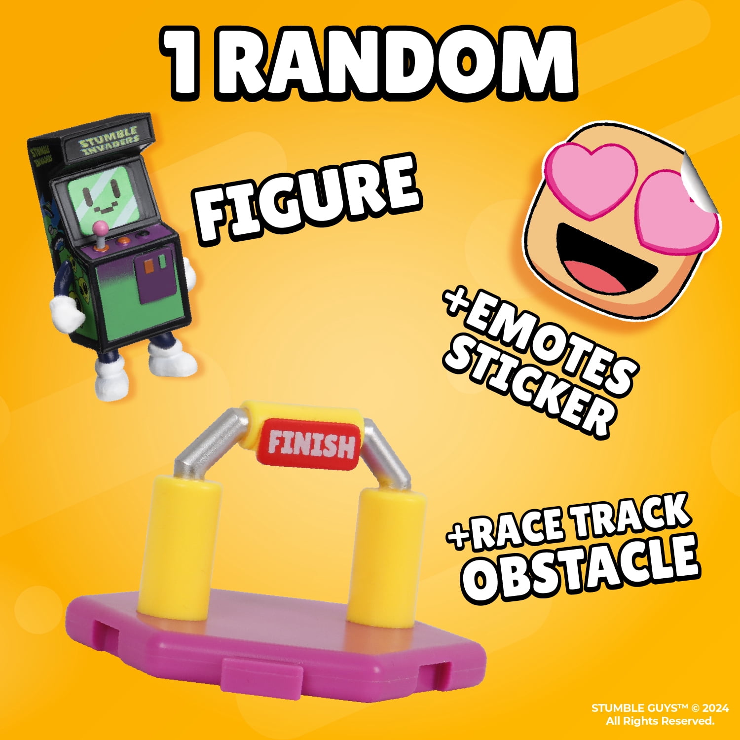 Stumble Guys Series 3 - 3” Mini Articulated Action Figure 1-Pack in a Blind Mr. Stumble's CAPsule, 18 Styles to Collect