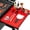 red, variant on Silicone Grill Mat, Griddle Tools Mat for Blackstone, Spatula Grill Mat with Drip Pad for Kitchen, Cooking, Countertop, BBQ Caddy Utensils Holder Griddle Accessories for Blackstone