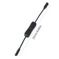 thumbnail image 5 of NEXAVKPR Type C Extension Cable Wire with Power Switching Button, 480Mbps Data 5V3A Charging Cord for LED Light Fan Lamp Black, 5 of 9