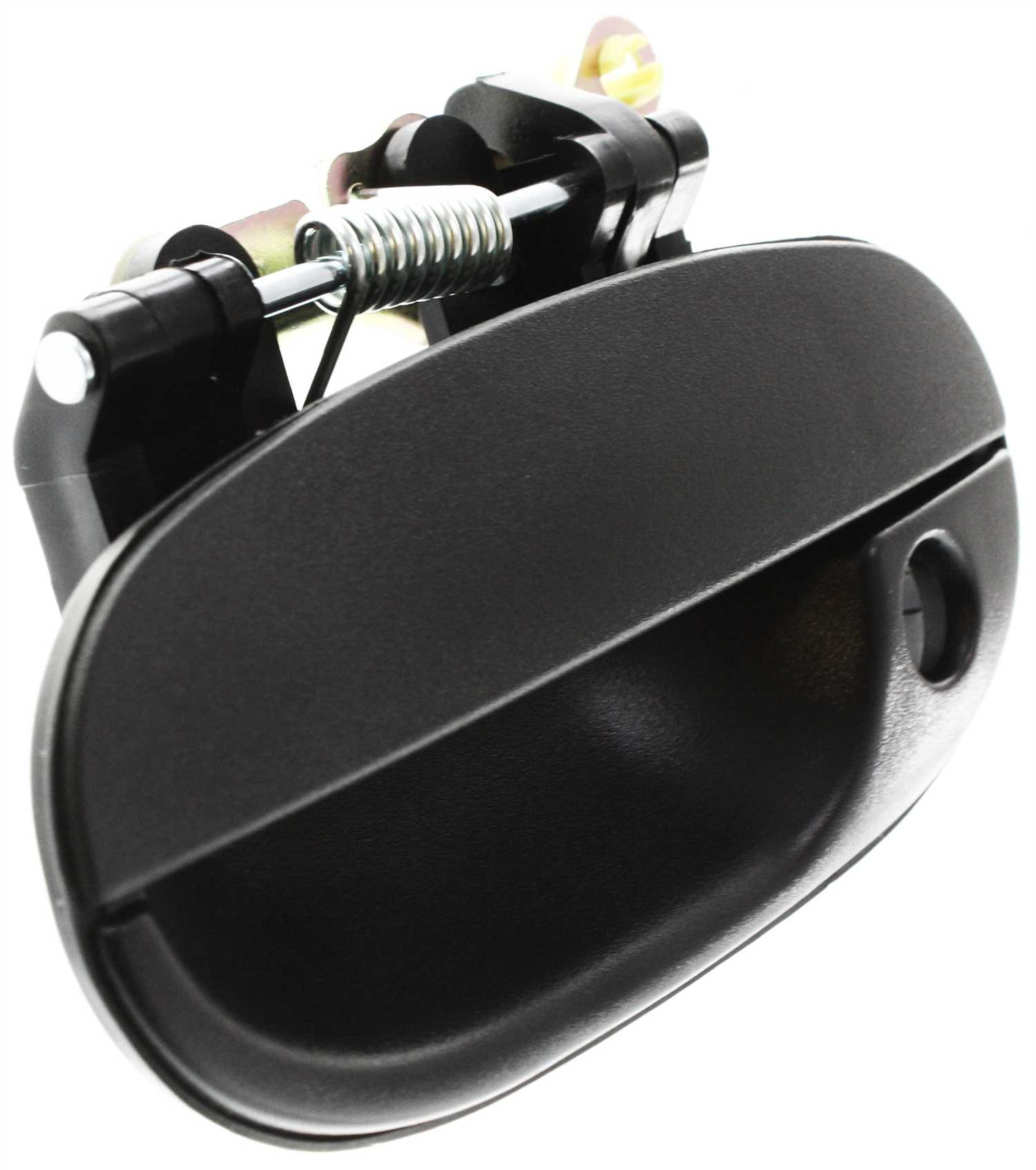 Replacement H462148 Exterior Door Handle Compatible with 1995-1997 Hyundai Accent Front, Left Driver Textured Black