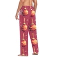thumbnail image 7 of Christmas Ball Bell Mens Pajama Pants Cotton Elastic Waistband Lounge Sleep Pajama Bottoms Pj with Pocket, 7 of 7