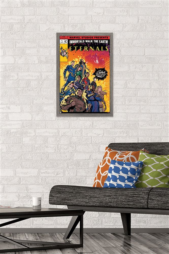 Marvel Eternals - The Eternals Wall Poster, 14.725" x 22.375", Framed