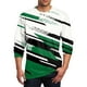thumbnail image 1 of Blusas y camisas de manga larga y cuello redondo para hombre, estilo casual, estampado, cuello redondo, manga corta, poliéster, 1 of 4