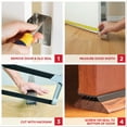 thumbnail image 6 of M-D Building Products 82586 36 in. Brown Vinyl Concealed Screw/Nail-on Under Door Seal, 6 of 7
