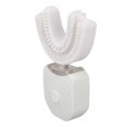 thumbnail image 3 of Cepillos de dientes sónicos en forma de U, automáticos, inalámbricos, recargables, IPX7, impermeables, LED azules, cepillos de dientes blanqueadores, blanco, 3 of 9
