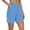 Sky Blue, variant on Nfurl High Waisted Shorts Women Dressy Casual Wide Leg Shorts with Pockets Summer Cotton Linen Shorts for Going Out Daily Vacation Beach Sky Blue,XXL