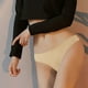 thumbnail image 2 of Gibobby Calzoncillos para mujeres sexy Paquete de 3 ropa interior deportiva y de fitness informal sin costuras de talle bajo sexy de color sólido para mujer(Beige,XL), 2 of 4
