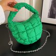 thumbnail image 1 of Women Shoulder Bag Quilted Crossbody Cloud Bag Padded Chain Simple Trend Handbag, 1 of 9