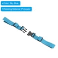 thumbnail image 3 of Uxcell Backpack Belt Strap, Polyester Adjustable Replacement Waist Strap with Quick Release Buckle, Sky Blue, 3 of 6