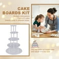thumbnail image 5 of Cake Supports for Multi-Tier Cakes Cake Stand 5 Levels (9/12/16/20/26cm)) with 20 Plastic Dowel Rails Cake Supports, 5 of 8