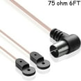 thumbnail image 3 of FM Radio Dipole Antenna 75 Ohm Indoor AM Loop Antenna, 3 of 10