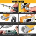 thumbnail image 5 of Cordless Soldering Iron Station for 20V Battery,Battery Powered Digital Soldering Iron with T12 Tip, 5 of 5