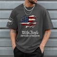thumbnail image 2 of mgoYE 250 Anniversary USA Shirts : 4th of July Patriotic T-Shirt 250 Years American Flag Graphic Tee Top Tshirts Shirts for Men(Grey,S), 2 of 6