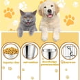thumbnail image 4 of 5 Pcs 1 Quart Hanging Dog Bowls Stainless Steel Bbucket Flat Metal Bucket with Handle,Small Metal Bucket for Kennel Dog Water Buckets Cats Cages Pet Food Container, 4 of 7