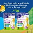 thumbnail image 2 of Dental Floss Picks for Kids, Extra-Long Giraffe-Shaped Picks, Fluoride-Free, Anti-Slip & Shred-Resistant Design Eco-Friendly Handle Berry Flavor, Ideal Ages 3+, 90 Count (Pack of 1), 2 of 3