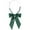 Dark green, variant on Women's Bow Tie Solid Color Western Ribbon Pre-Tied Bowtie Royal Blue