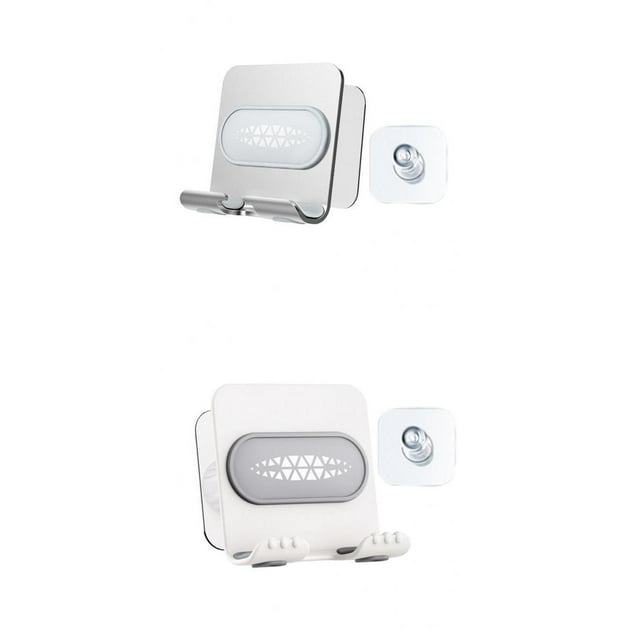 Soporte para teléfono de pared Sunnimix 2 Piezas Manos Libres Baño Cocina Oficina Espejos