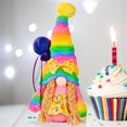 thumbnail image 1 of Arco iris sombrero fiesta cumpleaños decoración muñeca sin rostro Rudolph adornos Wmkox8yii fhajkh2995, 1 of 1
