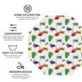 thumbnail image 4 of Pofeuu Cartoon Sea Turtle Print Leather Coasters Set of 6, Round Cups Mugs Mat Pad for Home Kitchen Heat Resistant Drink Coasters,Octagon, 4 of 7